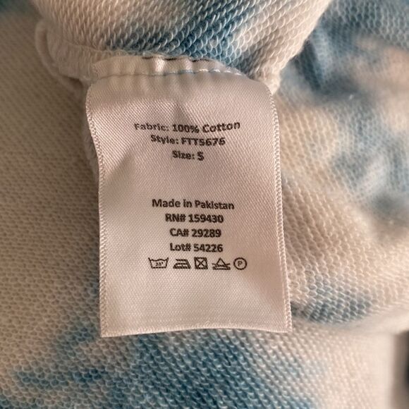 NEW Elan Small Tie Dye Soft Sleeveless Hoodie Sweatshirt Dress Drawstring Pocket - Picture 8 of 8